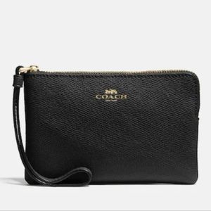 Coach Corner Zip Wristlet